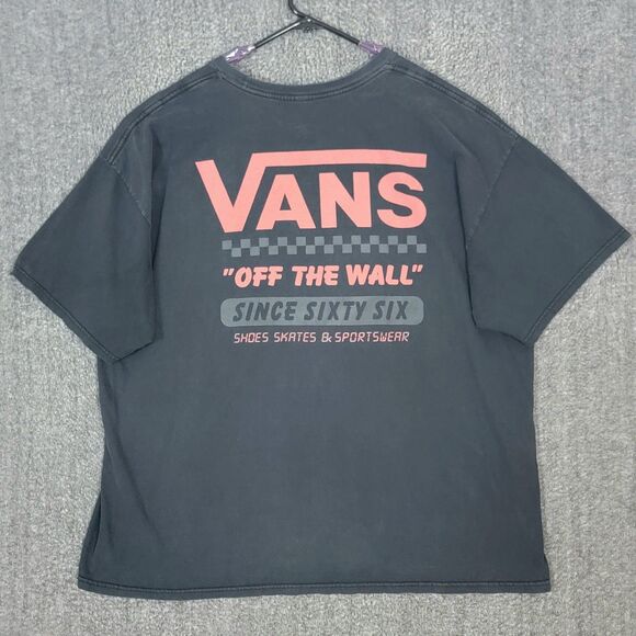 Vans Other - Vans T-Shirt Mens XL - 2XL Black Short Sleeve Off The Wall Skateboarding Tee